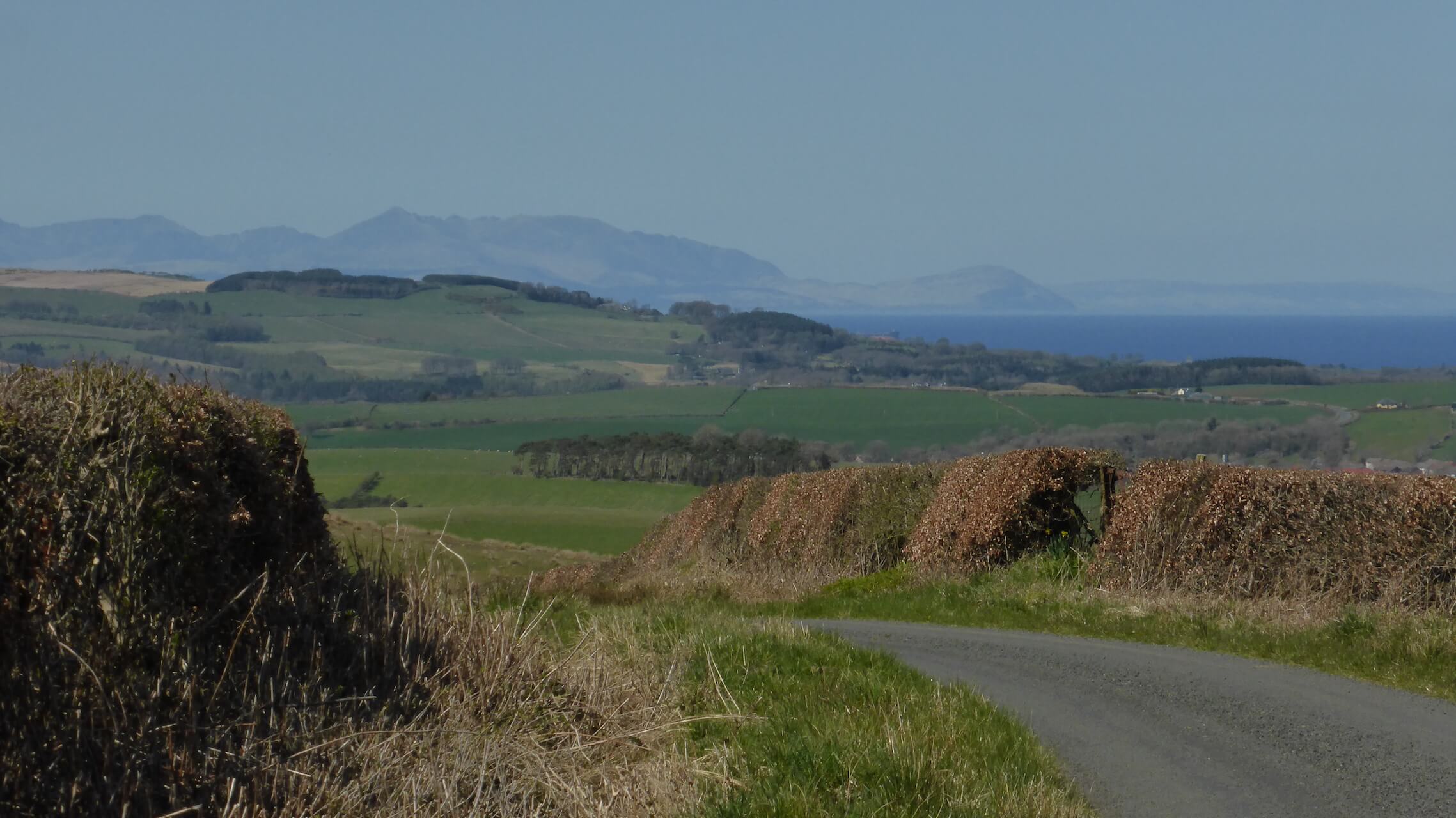 View from Ayr to the Isle of Arran