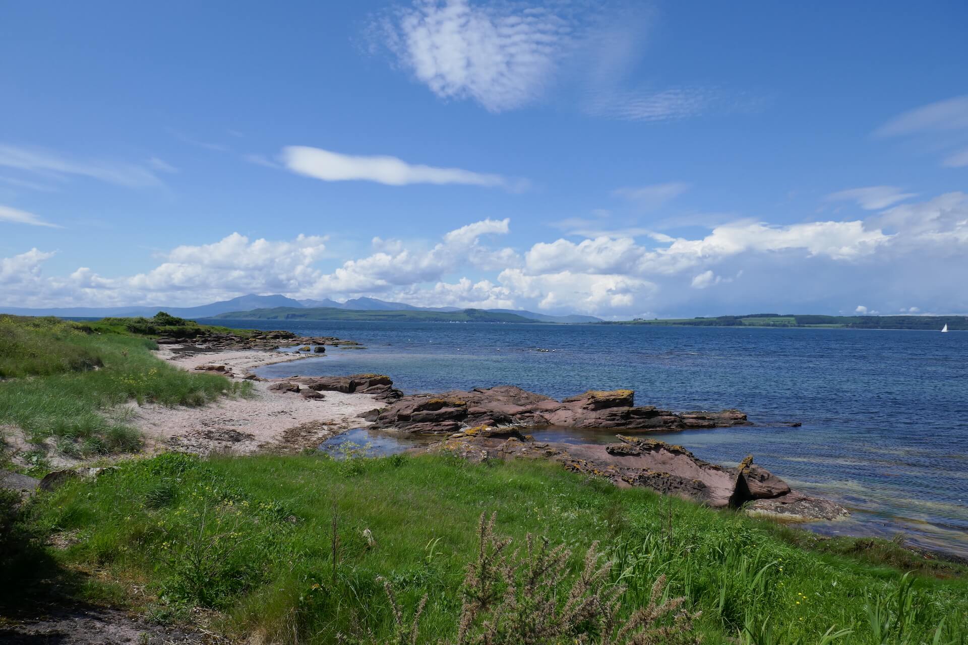Sandstone on the shore of the Isle of Cumbrae