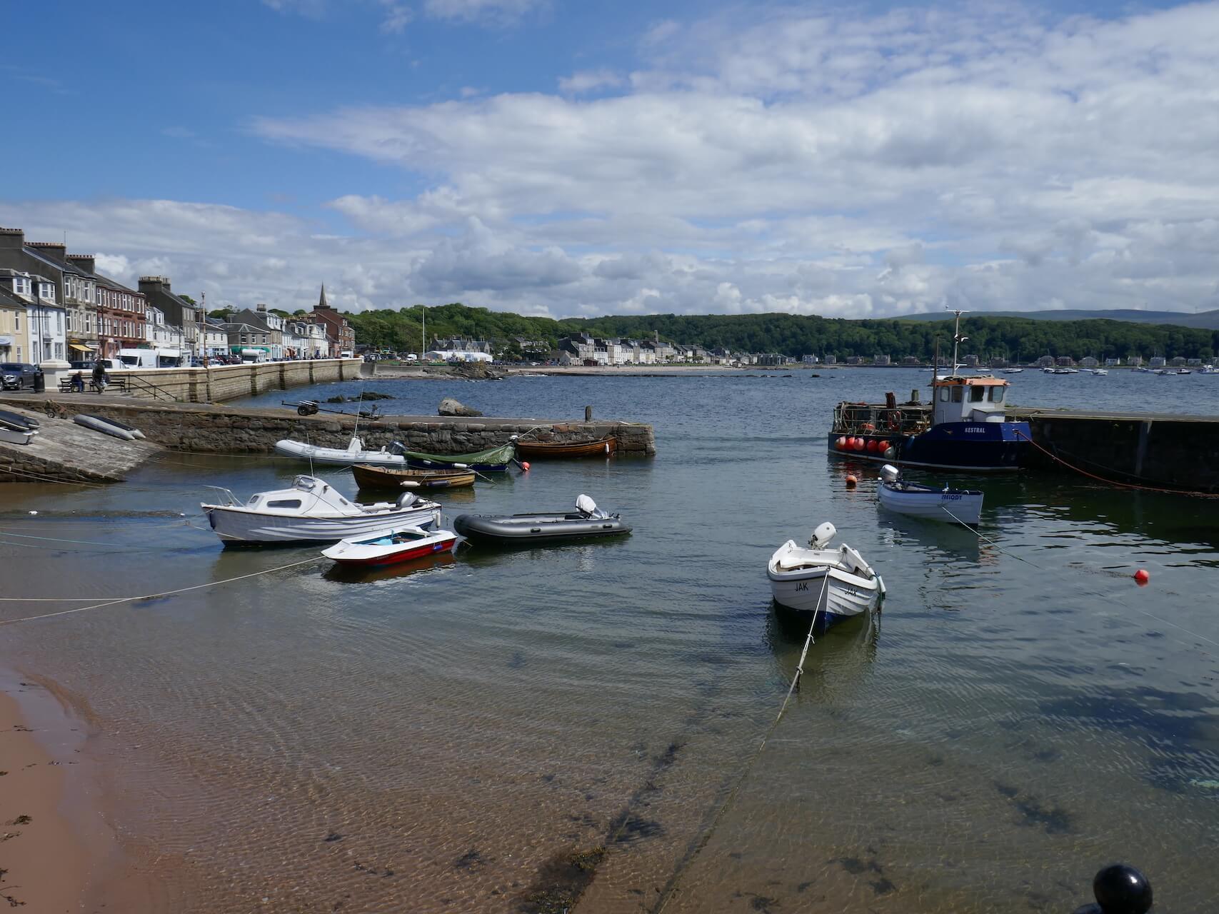 Small boats in Millport Harbour, Isle of Cumbrae