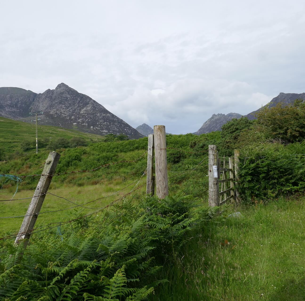 Jagged peaks on the Isle of Arran