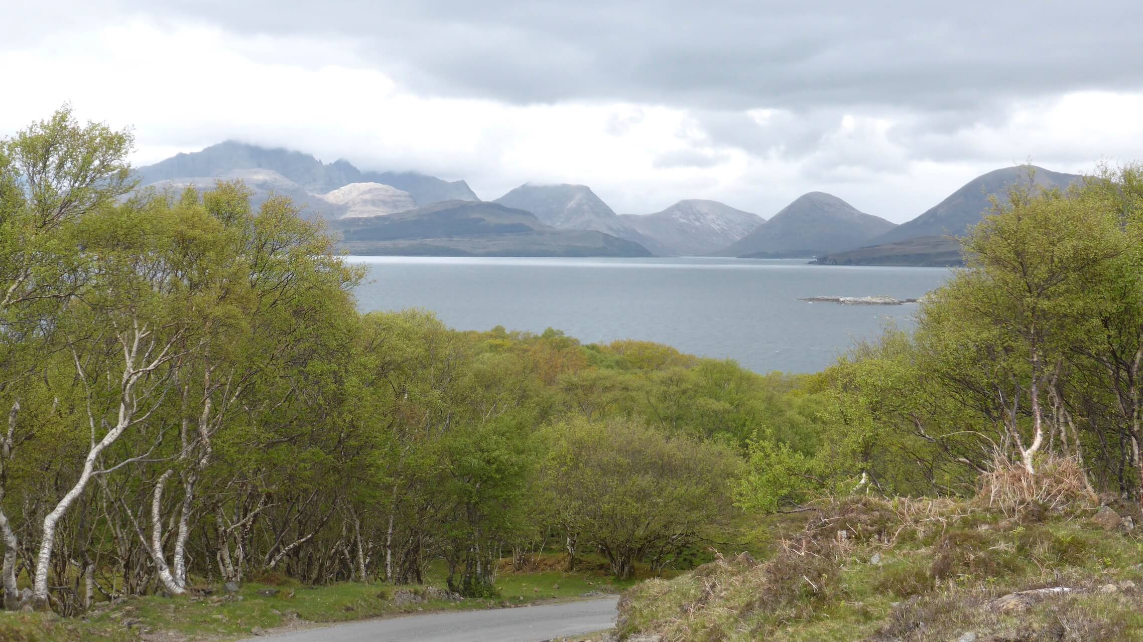 Above Loch a' Ghlinne near Tokavaig, Sleat Peninsula, Skye