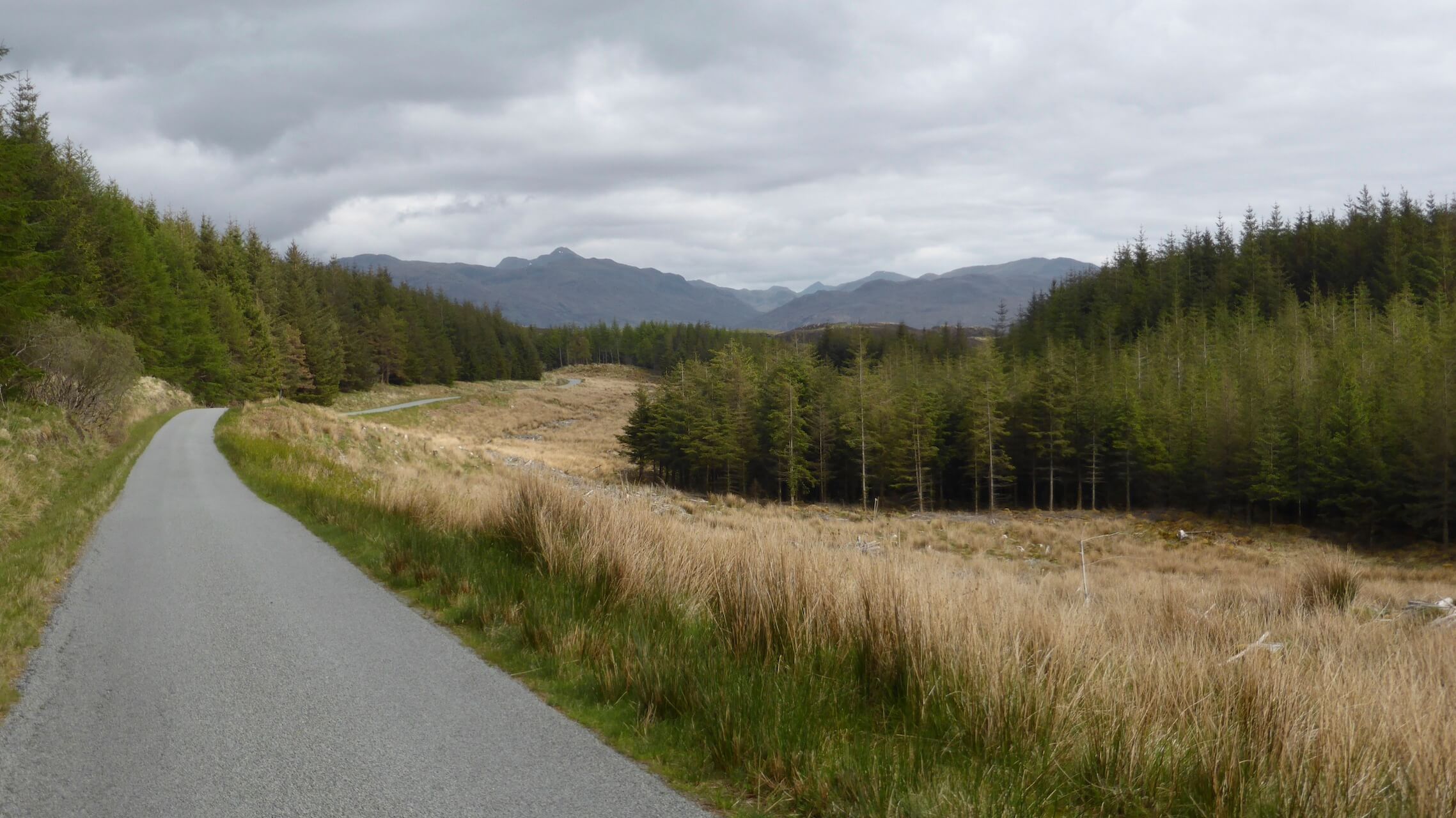 Heading overland from Ord to Teangue, Sleat Peninsula, Skye